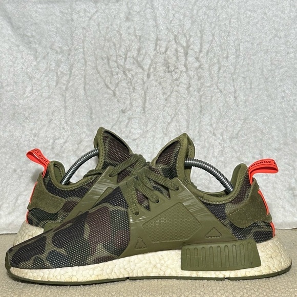 Adidas Mens NMD XR1 Olive Camo Ultraboost Running Athletic Sneakers Shoes SZ 9.5 - Picture 7 of 11
